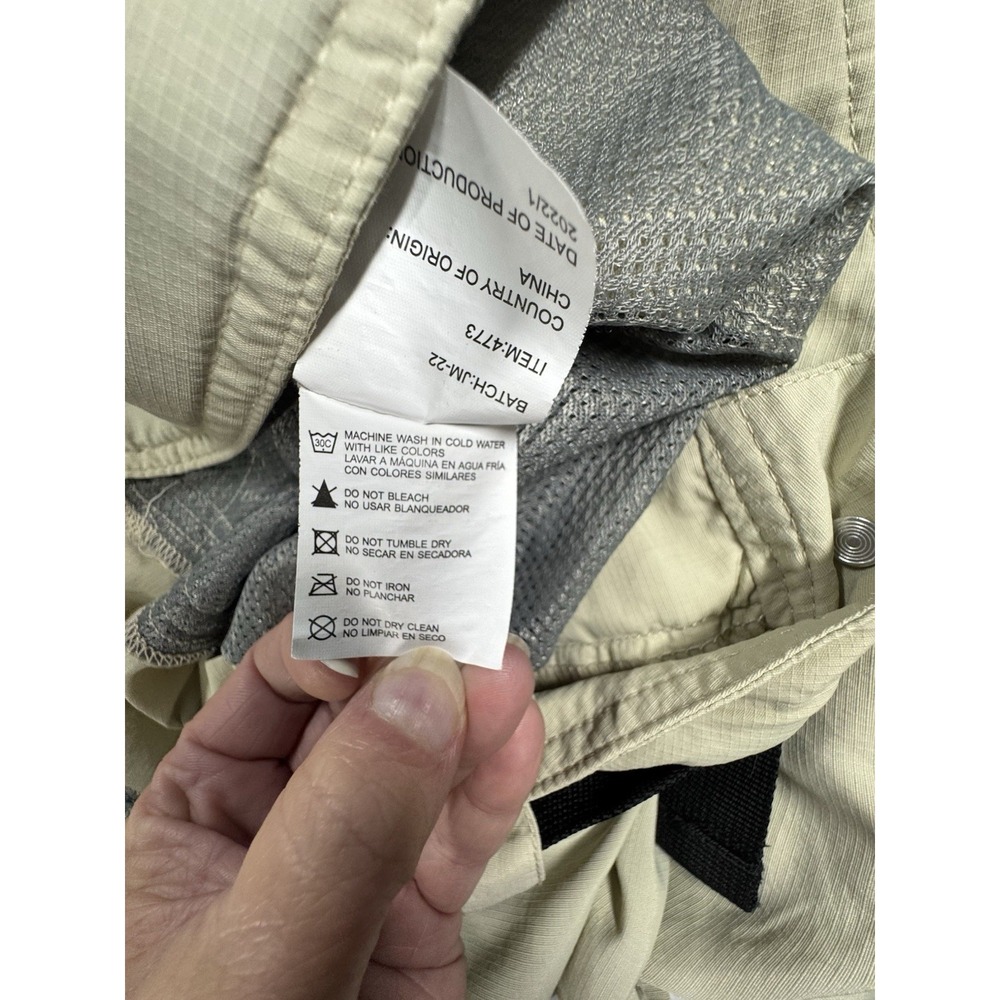 American Outback Men's Beige Hiking Cargo Pants Nylon/Polyester Size S/30 - Picture 7 of 12